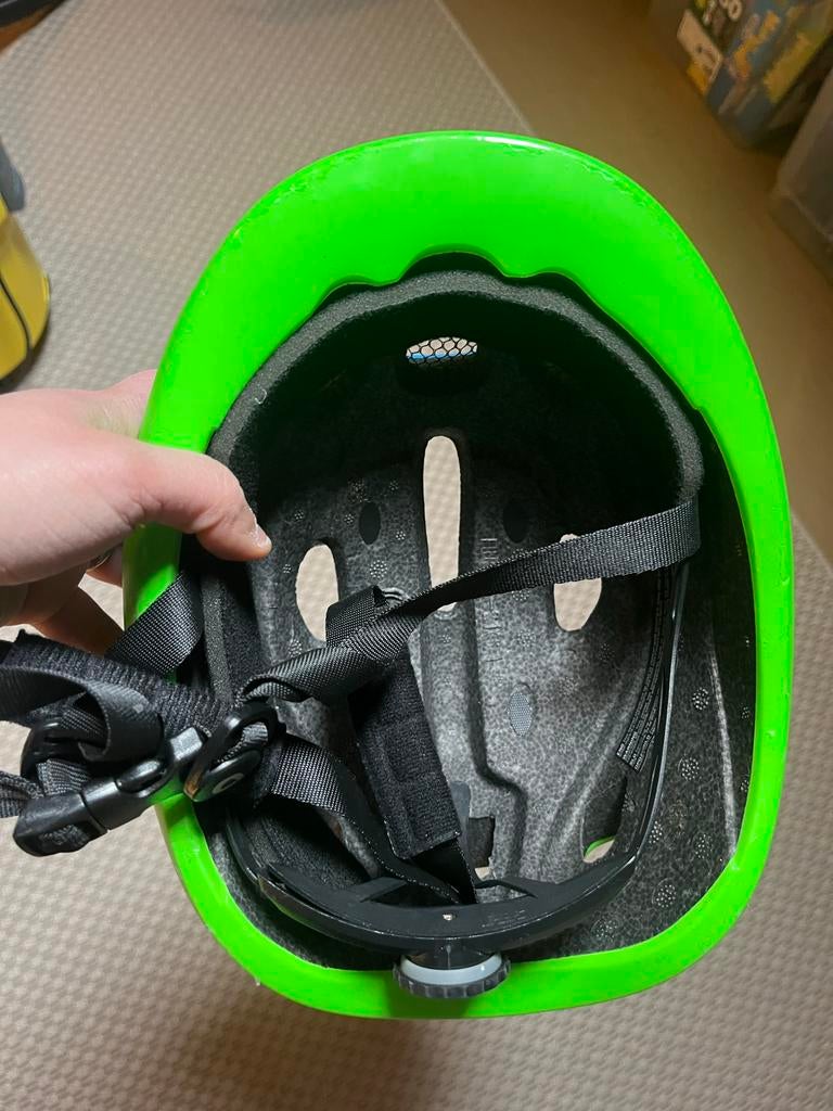 Briko Fietshelm Kind - Blauw/Groen, Ophalen, Zo goed als nieuw, Overige maten, Jongen of Meisje