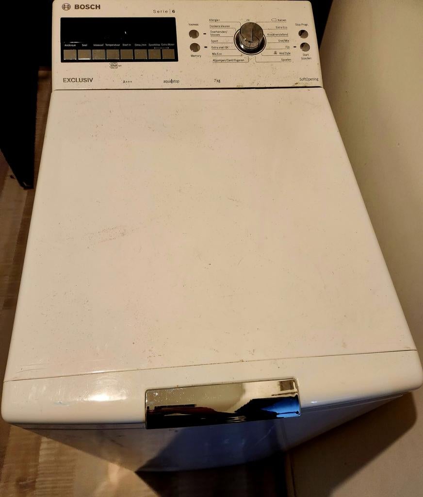 Bosch Serie 6 Exclusiv Bovenlader Wasmachine 7kg, Ophalen of Verzenden