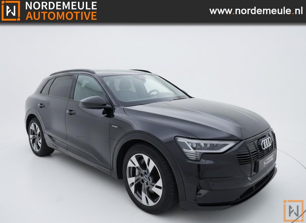 Audi E-TRON 55 QUATTRO BNS ED. 95 kWh, LED, Virtual, AUT, Cr, Automaat, 131 €/maand, Bluetooth, 95 kWh