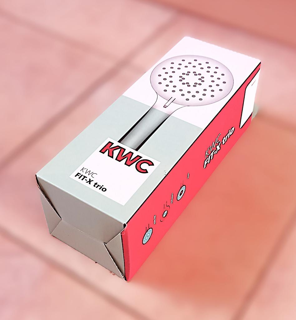 KWC Fit-X Trio handdouche - NIEUW in doos, Doe-het-zelf en Verbouw, Sanitair, Nieuw, Douche, Chroom, Ophalen of Verzenden