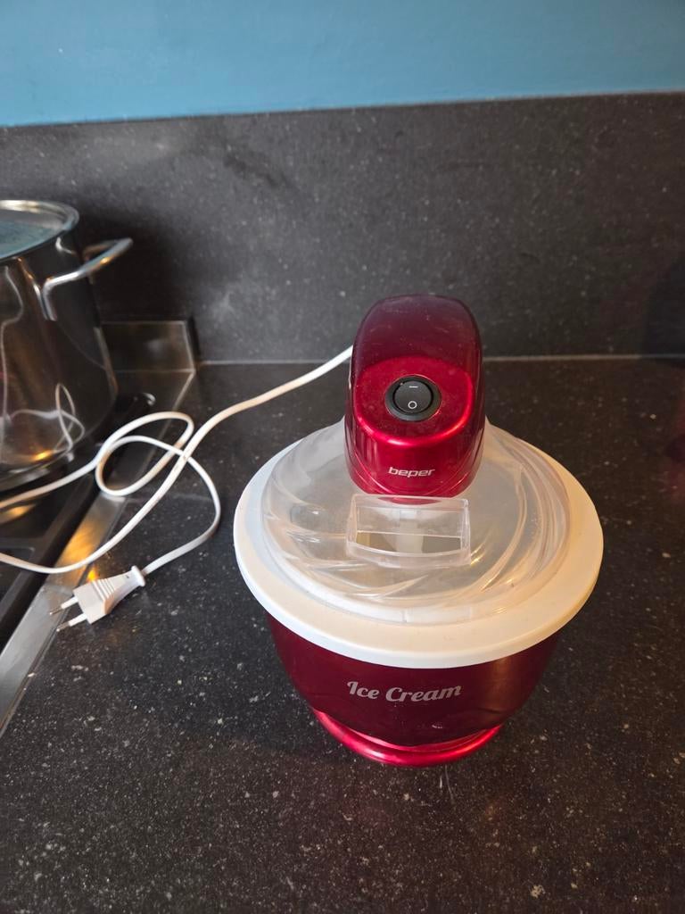 Leuke ijsmachine - Beper Ice Cream Maker, Witgoed en Apparatuur, IJsmachines, Ophalen of Verzenden