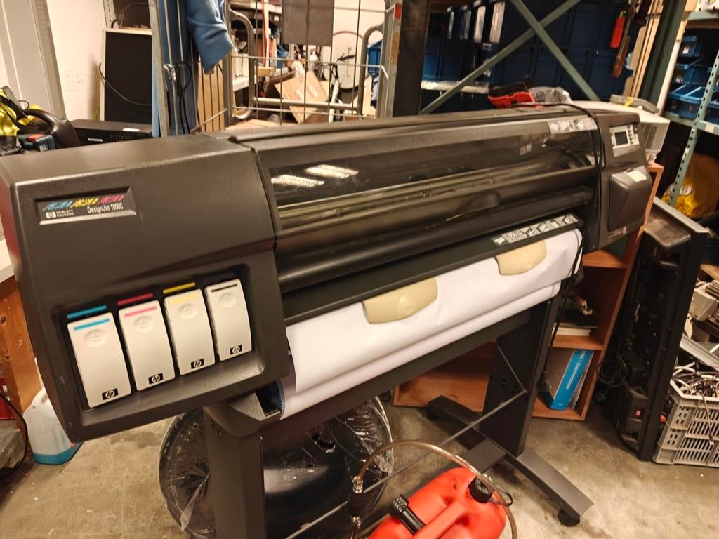 HP DesignJet 1050C grootformaat printer, Computers en Software, Printers, Gebruikt, Printer, Inkjetprinter, Kleur printen, Ophalen
