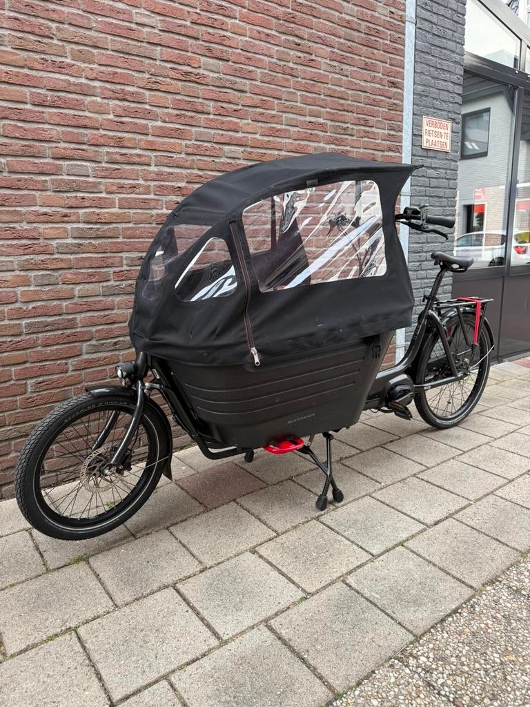 Z.g.a.n batavus flier 2 bakfiets +- 2.500 km incl GARANTIE, Fietsen en Brommers, Fietsen | Bakfietsen, Overige merken, Huif, Ophalen of Verzenden