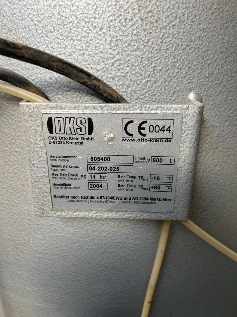 Creemers persluchtketen 500 liter, Ophalen of Verzenden, Creemers, WWW.verheulmachinetechniek.com, Nederland