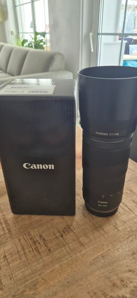 Canon RF 100-400 lens, Ophalen, Telelens