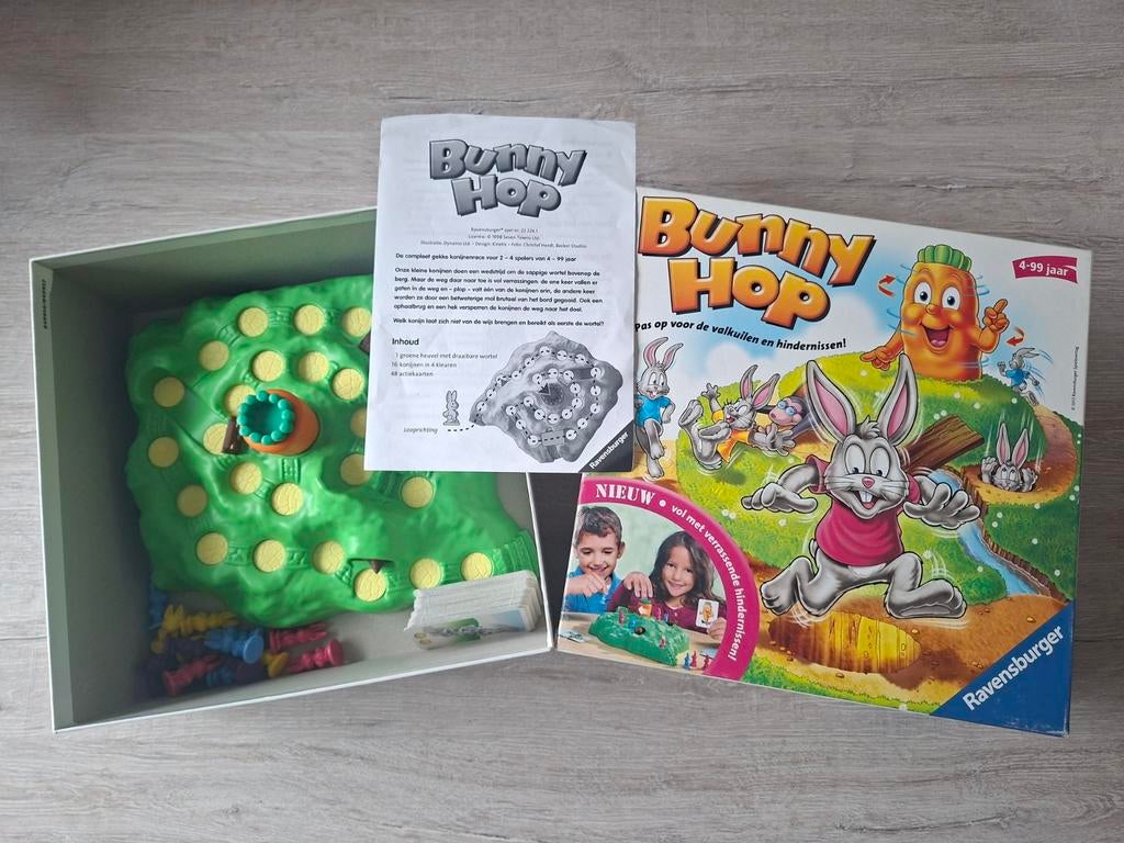 Bunny Hop bordspel Ravensburger, Ophalen of Verzenden, Gebruikt, Ravensburger