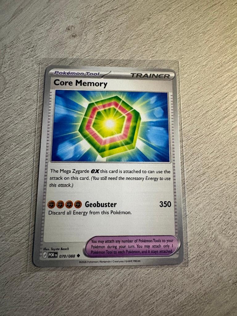 Core Memory 070/088 Perfect Order - Pokémon Kaart, Ophalen of Verzenden, Nieuw, Losse kaart