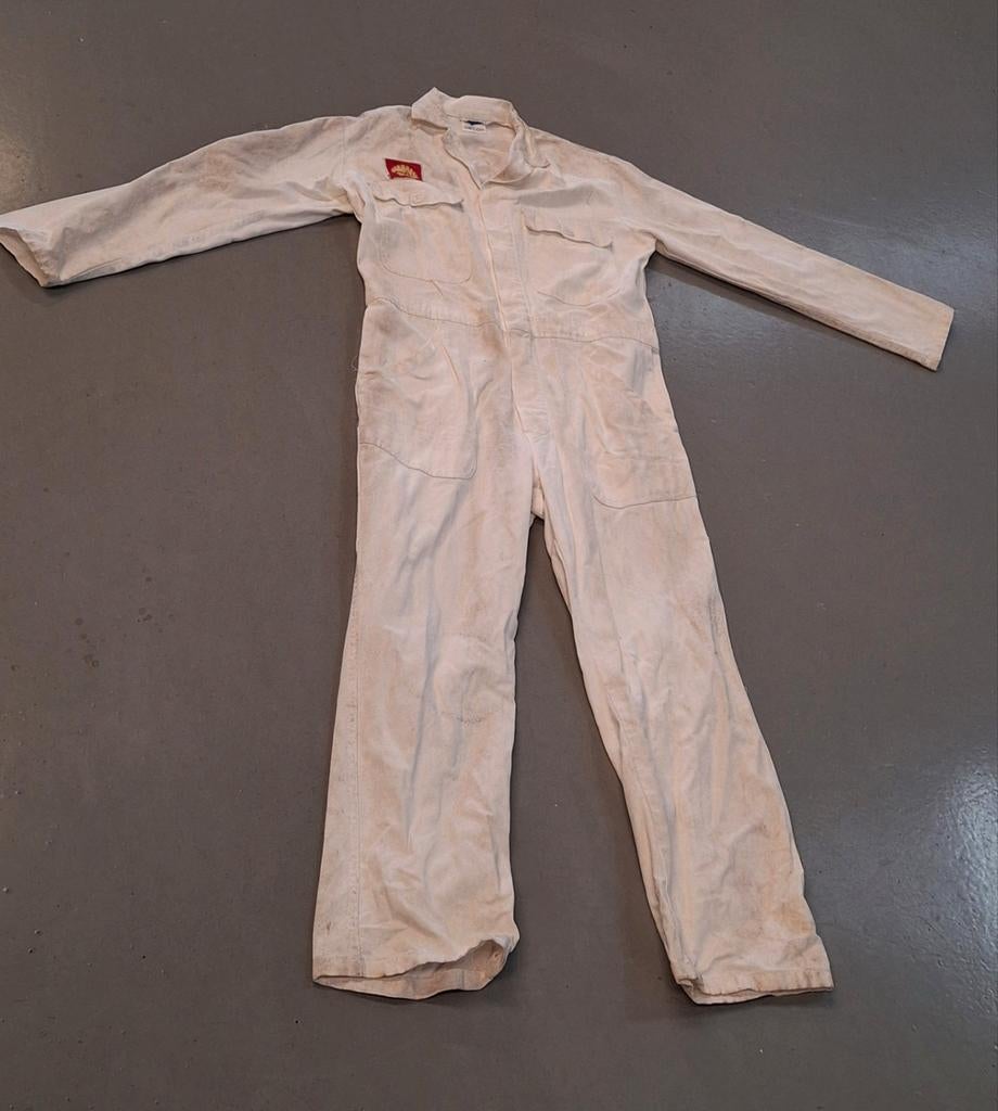 Shell overall / witte race pak, Ophalen of Verzenden, Gebruikt, Gebruiksvoorwerp