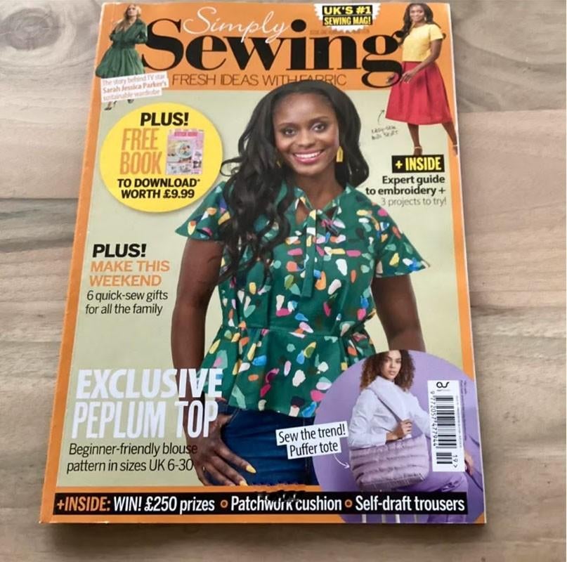 Simply Sewing nr 119, Ophalen of Verzenden, Zo goed als nieuw, Vrouw, Knipmode