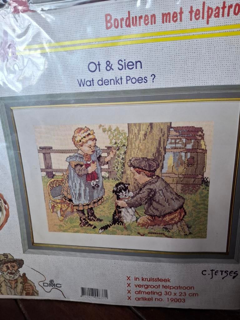 Ot en Sien-wat denk poes, Ophalen of Verzenden, Nieuw, Borduurpakket