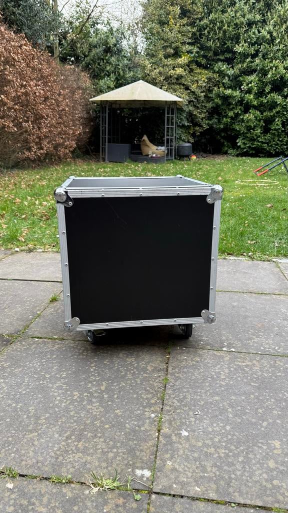 19 inch Flightcase 10 HE met wielen, Ophalen, Gebruikt, Overige instrumenten, Flightcase