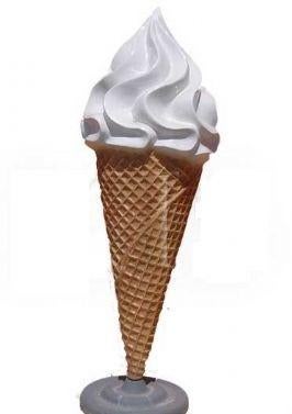 Softijsje 180 cm - polyester soft ijsje verrijdbaar, Ophalen, HorecaBeelden, Overige typen, Nieuw