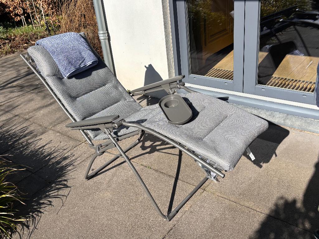 LAFUMA relaxstoel BeComfort all in one, Ophalen, Nieuw, Metaal, Inklapbaar