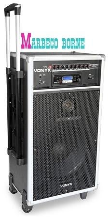 Karaoke, Mobiele geluidset, ST180, CD,MP3,USB,Bluetooth, UHF