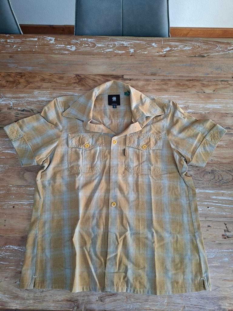 G-star blouse okergeel korte mouw maat xl, Geel, Maat 42/44 (L), Ophalen of Verzenden, G-STAR RAW