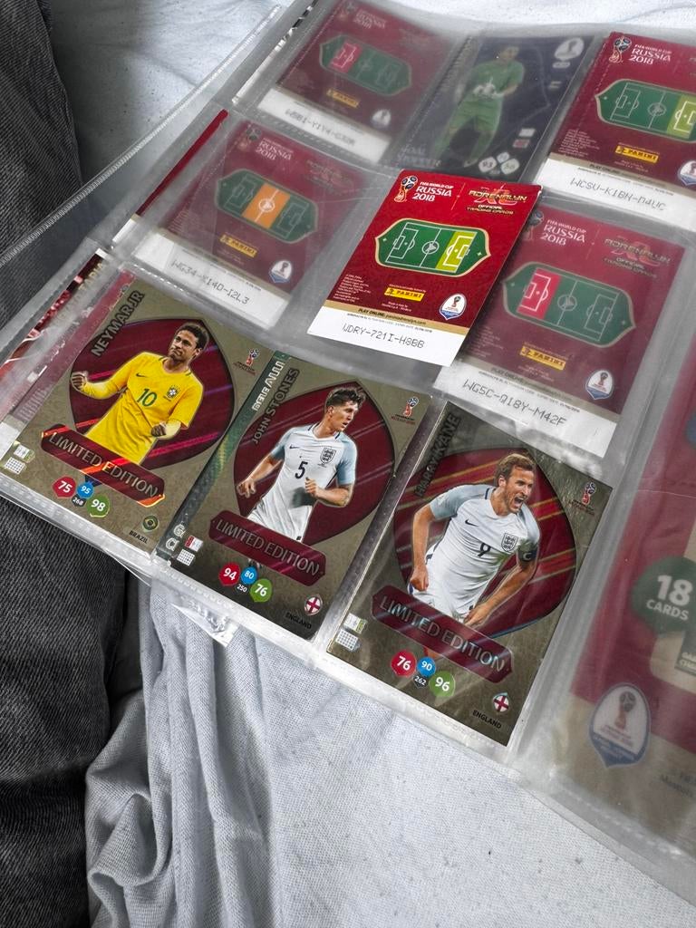 Panini voetbalkaarten WK 2018, Verzamelen, Ophalen, Zo goed als nieuw, Spelerskaart