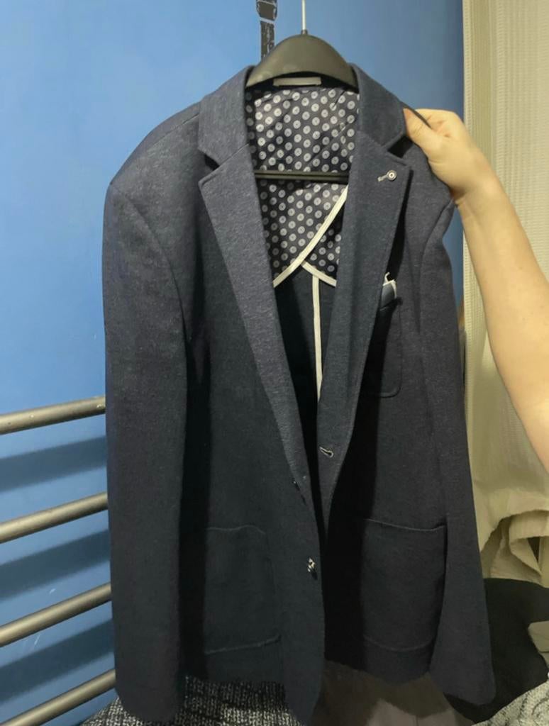 Colbert donkerblauw, Ophalen of Verzenden, Zo goed als nieuw, Overige maten, Blauw