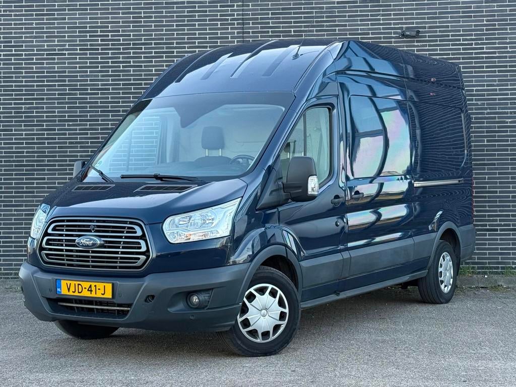 Ford Transit 350 2.0 TDCI L3H3 Trend Nieuwe APK, Airco!, Voorwielaandrijving, Euro 6, 4 cilinders, Blauw