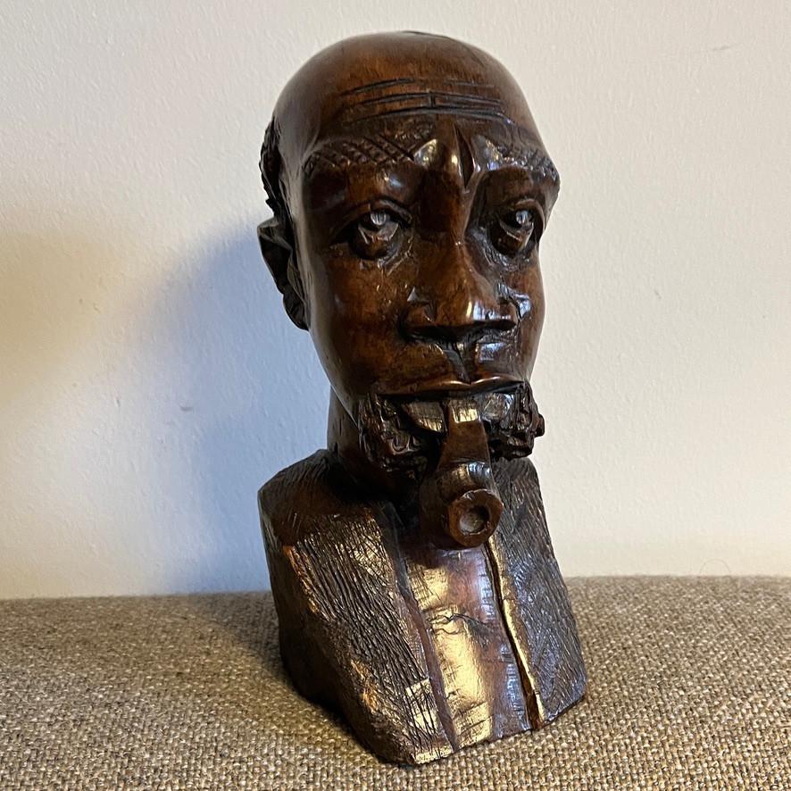 Afrikaans houten beeld, Antiek en Kunst, Kunst | Beelden en Houtsnijwerken, Ophalen of Verzenden
