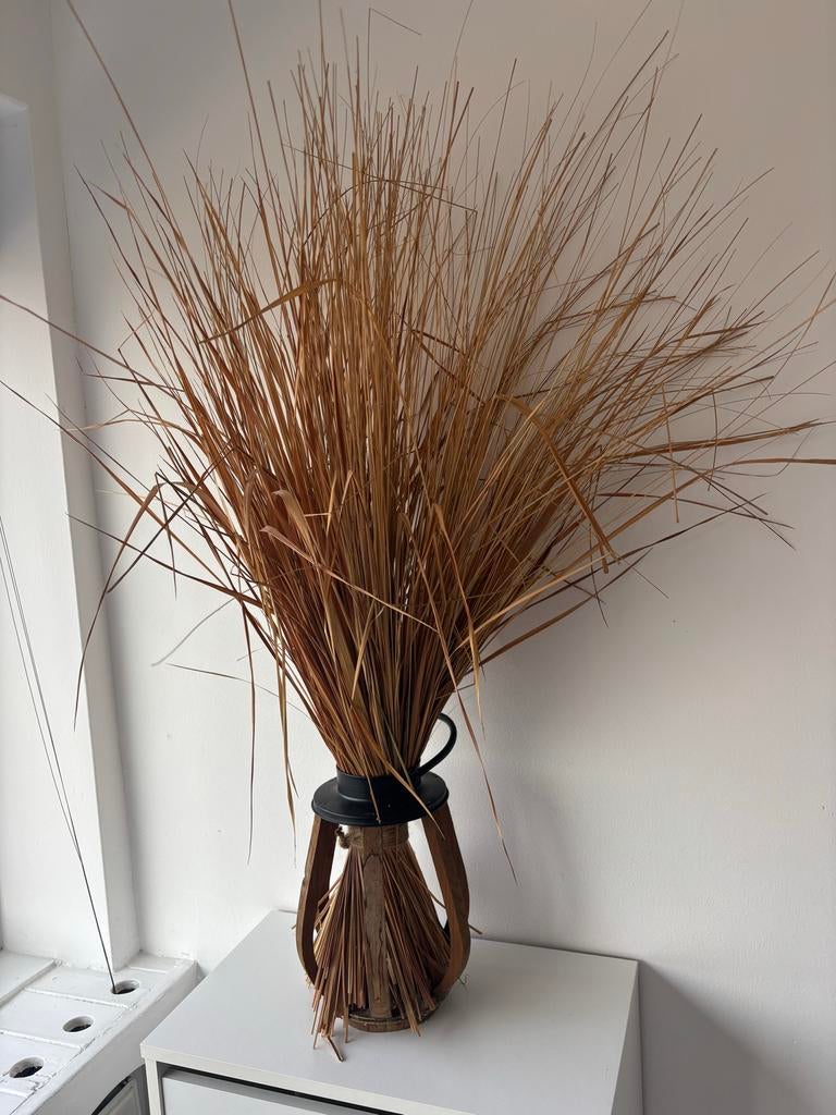 Decoratie bos droog riet - 100x80 cm, Ophalen, Zo goed als nieuw