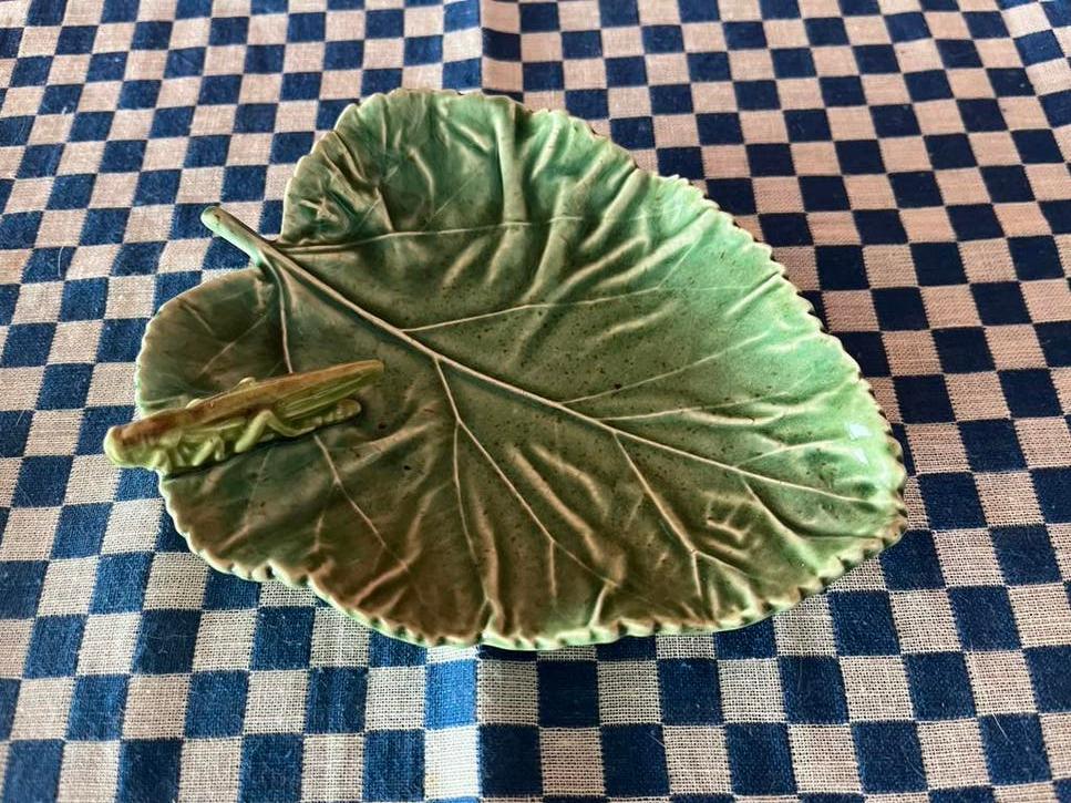 Bordallo Pinheiro Portugal, schaaltje hagedis, Ophalen of Verzenden