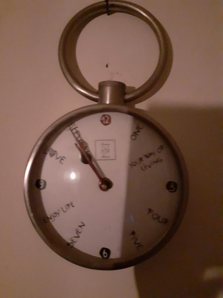 Nieuwe riviera maison klok, Ophalen of Verzenden, Wandklok