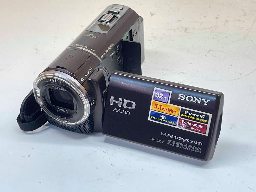 SONY HDR-CX360VE Digitale Full HD camcorder met 32GB opslag, Full HD, N, N, 20x of meer