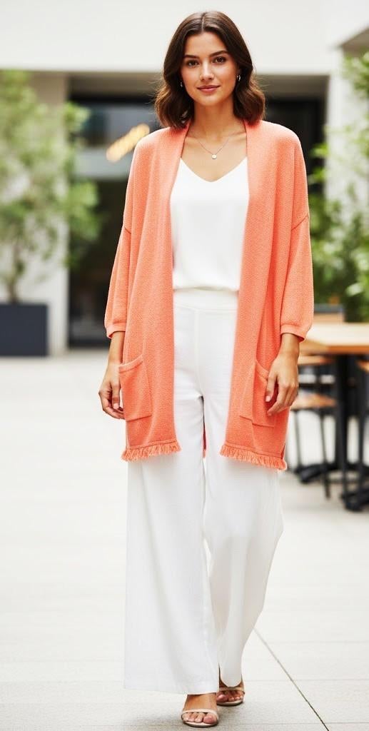 vest Repeat, Kleding | Dames, Truien en Vesten, Verzenden, Oranje, Zo goed als nieuw, Maat 38/40 (M)