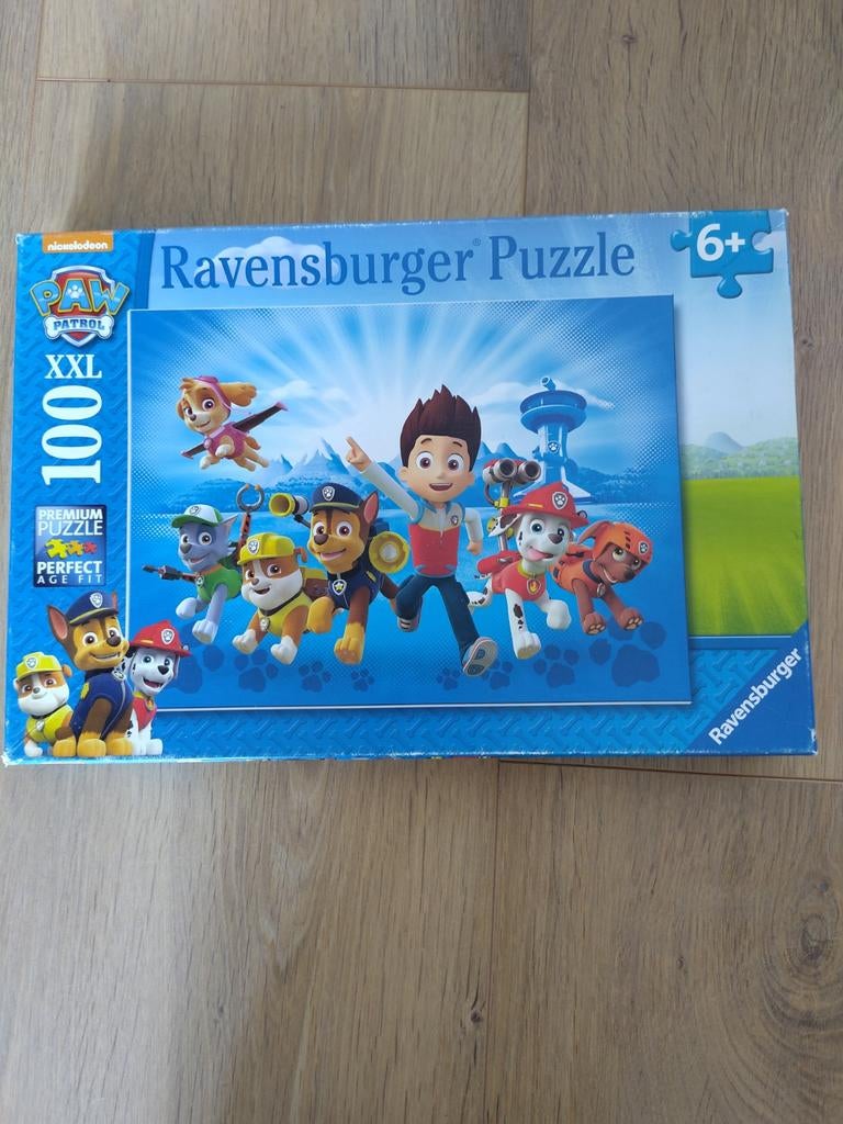 Ravensburger paw patrol puzzel 100 grote stukjes, Ophalen of Verzenden, Meer dan 50 stukjes, Zo goed als nieuw, 6 jaar of ouder