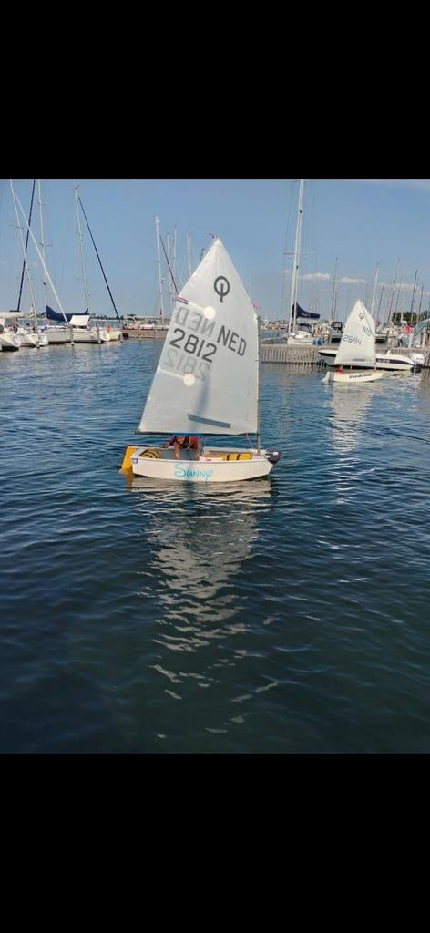 Wedstrijd Optimist, van Wettum NED 2812, topstaat!, Geen motor, Optimist, Minder dan 3 meter, Overige brandstoffen