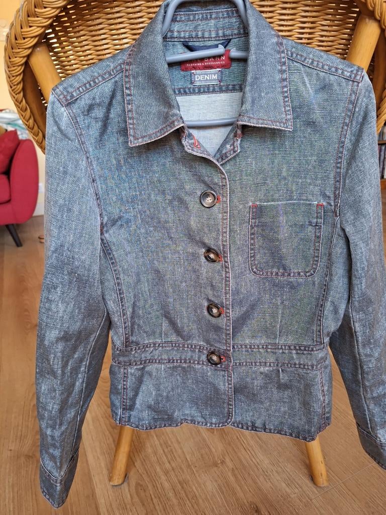 Prachtig dames jasje maat 36 merk THE BARN, Ophalen of Verzenden, Zo goed als nieuw, Maat 36 (S), Blauw