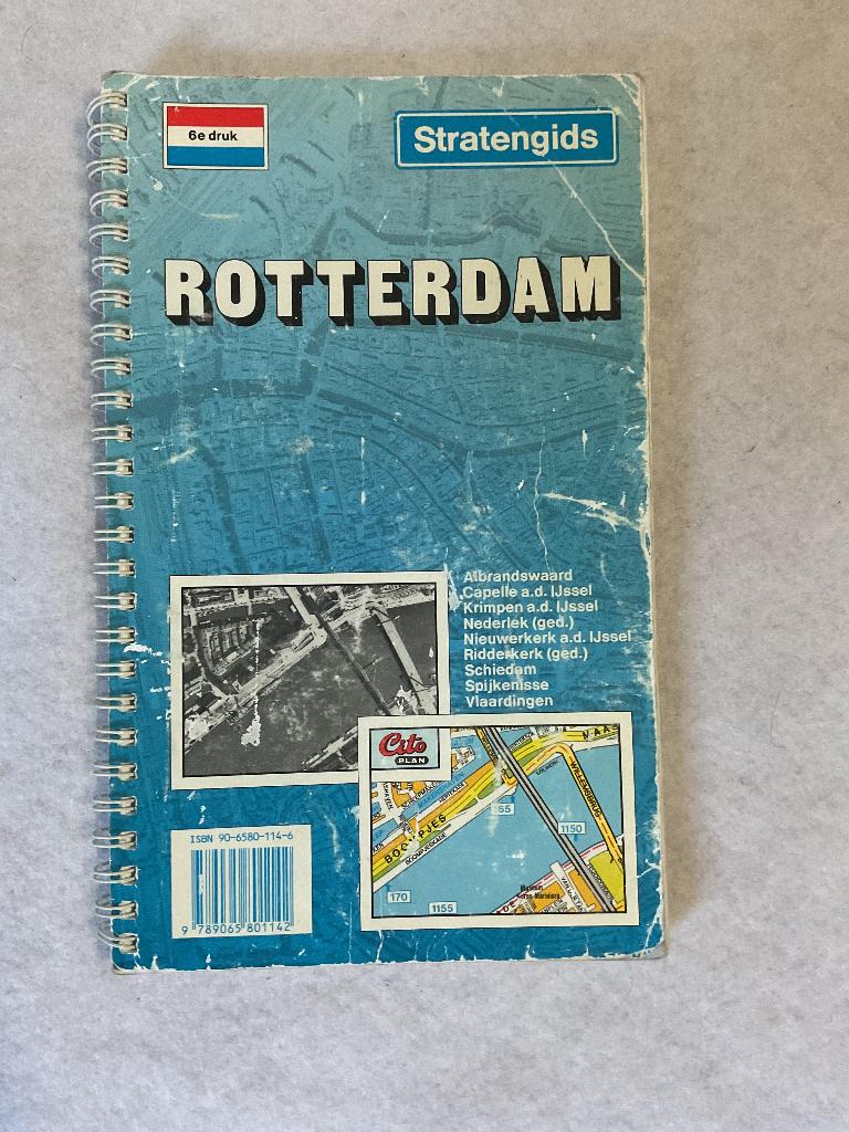 Straten gids  Regio Rotterdam  Cito plan, Boeken, Atlassen en Landkaarten, Gelezen, Ophalen of Verzenden, Landkaart, 1800 tot 2000