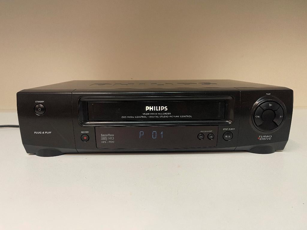 Philips VR200/02 Video recorder met afstandbediening, N, Ophalen of Verzenden, N, Gebruikt