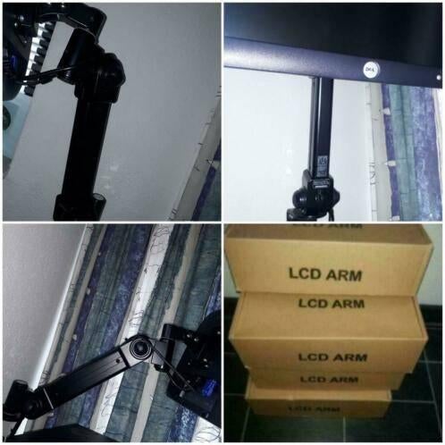 monitorarm - bureausteun - desk arm - lcd arm, Nieuw, Ophalen of Verzenden, Overige typen, Onbekend