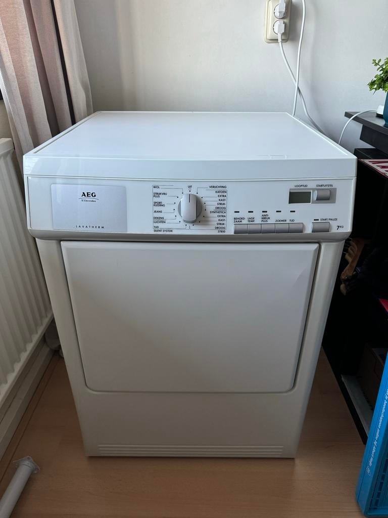 AEG Lavatherm 37850 Wasdroger - Goede Staat, Witgoed en Apparatuur, Wasdrogers, Ophalen, 6 tot 8 kg, Gebruikt, Luchtafvoer