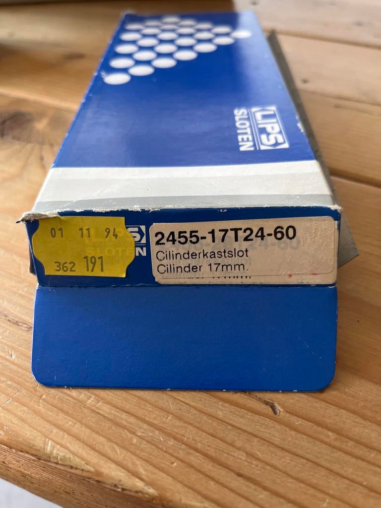 Lips Cilinderkastslot 2455-17T24-60, Ophalen of Verzenden, Nieuw, Overige materialen, Slot