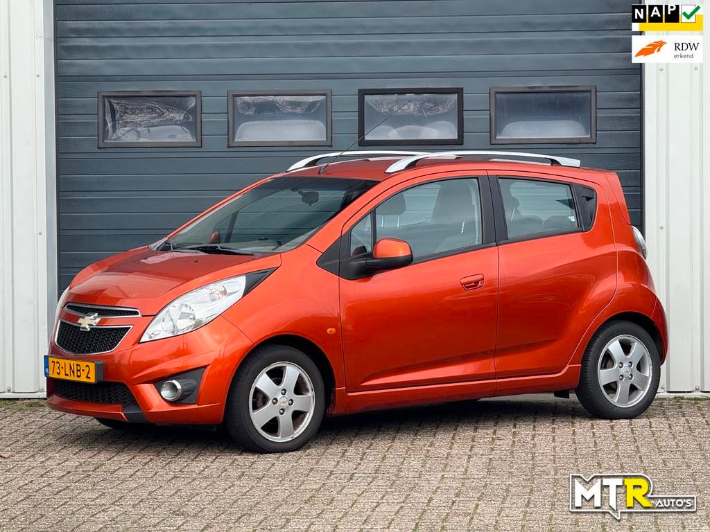 Chevrolet Spark 1.2 16V LT NAP|APK|CLIMA, Voorwielaandrijving, Stof, Gebruikt, Zwart