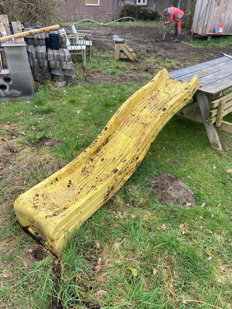 Gele Glijbaan voor Buitenspeelplezier, Ophalen of Verzenden, Gebruikt, Glijbaan