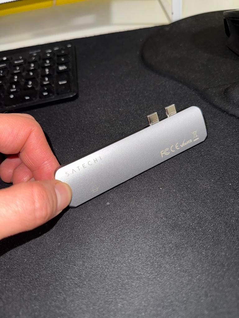 Apple Satechi 7-in-1 USB-C Hub met HDMI 4K 60Hz, Ophalen of Verzenden, Zo goed als nieuw