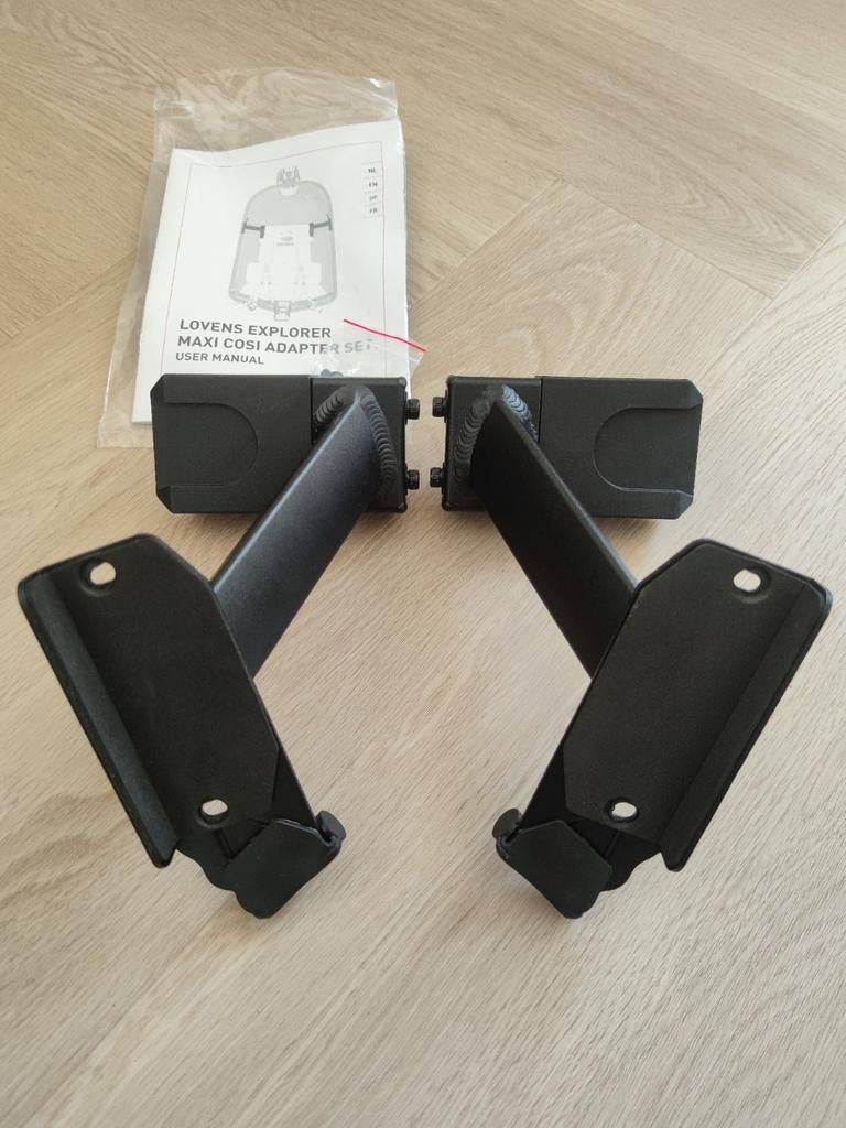 Maxi Cosi adapters voor Lovens bakfiets, Overige methoden, Ophalen of Verzenden, Zo goed als nieuw, 0 t/m 13 kg