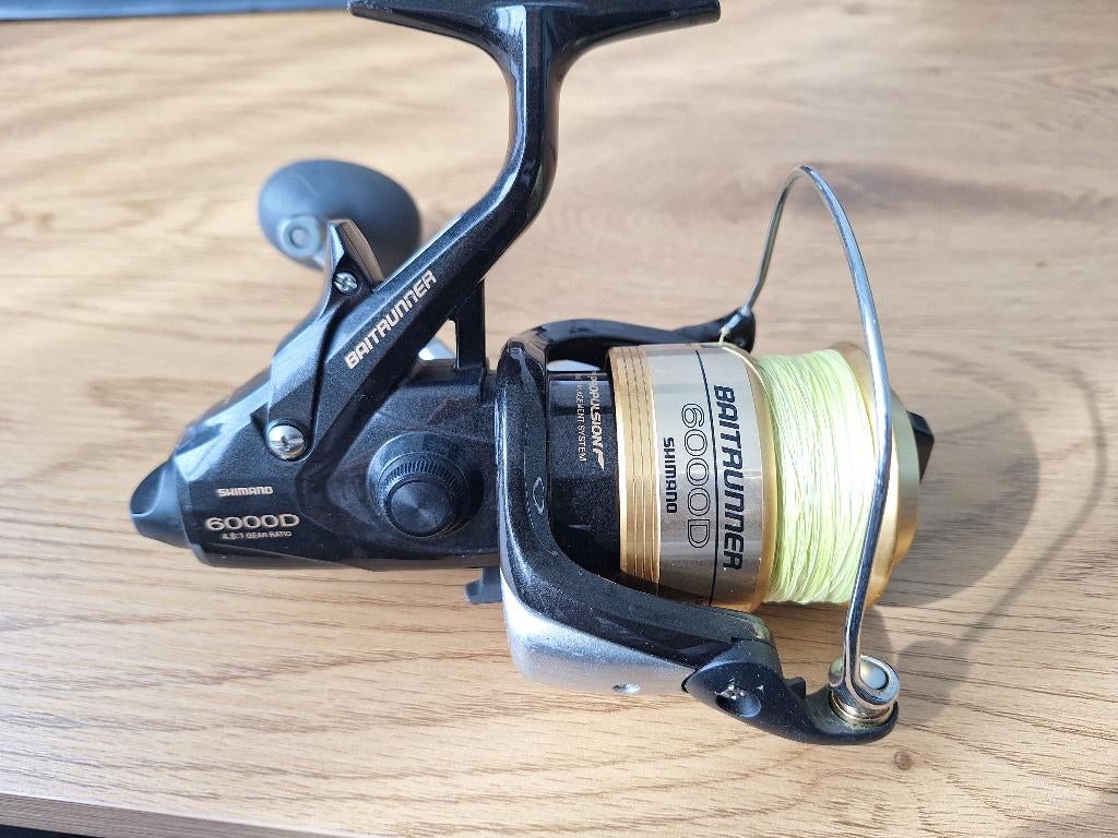 Molen shimano Baitrunner, Watersport en Boten, Hengelsport | Zeevissen, Ophalen, Gebruikt, Molen
