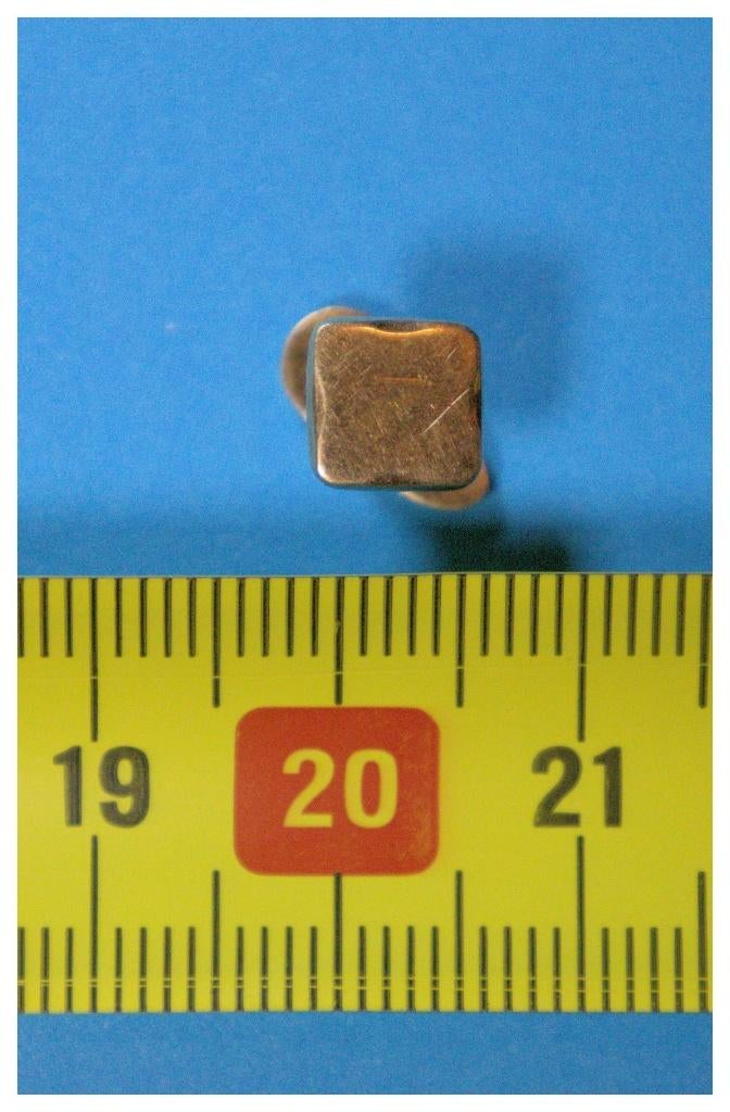 Antieke gouden frontknopen/manchetknopen klavertjes, Sieraden, Tassen en Uiterlijk, Manchetknopen, Verzenden, Gebruikt, Goud