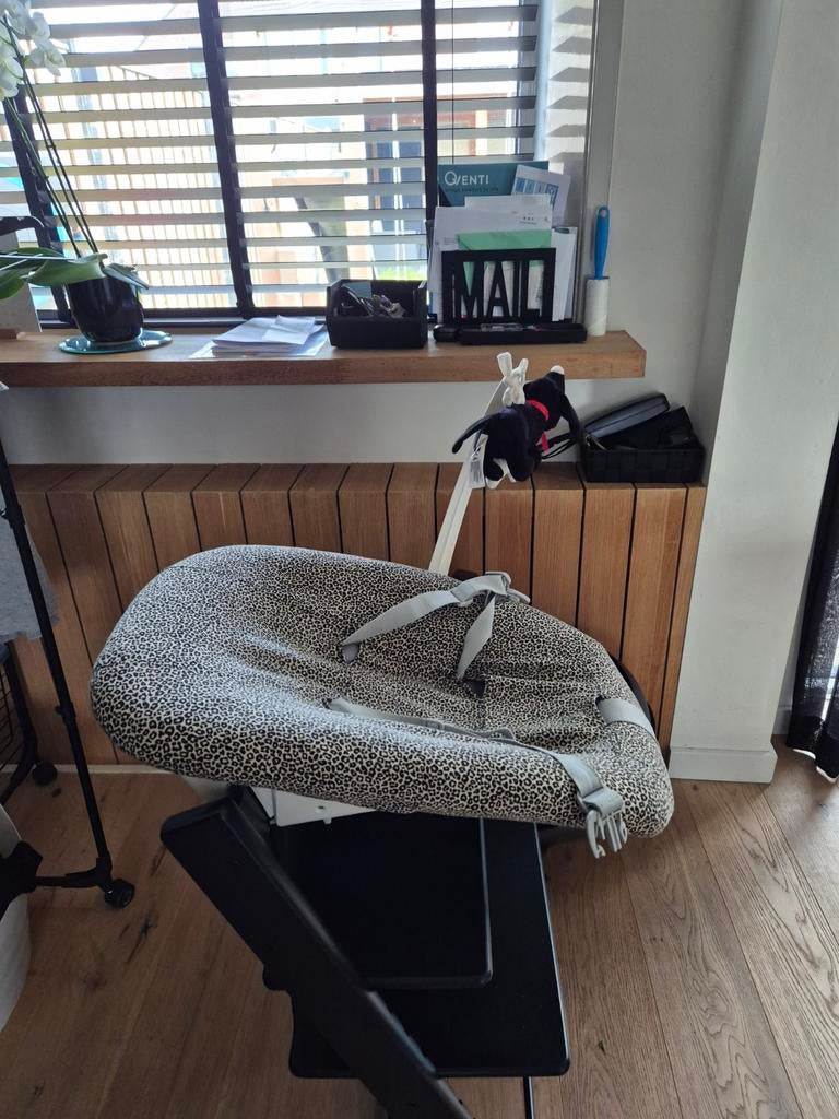 Stokke newborn set grijs met speelboog en hoes, Kinderen en Baby's, Kinderstoelen, Ophalen