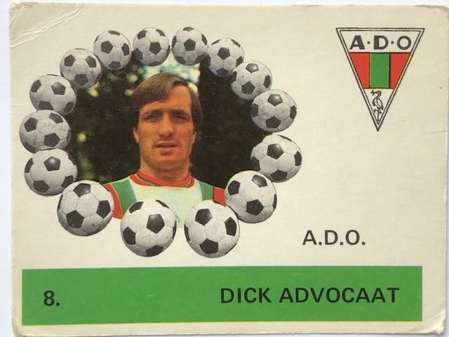 ADO voetbalplaatjes   Dick Advocaat   Lex Schoenmaker, Verzamelen, Ophalen of Verzenden, Gebruikt, Overige binnenlandse clubs