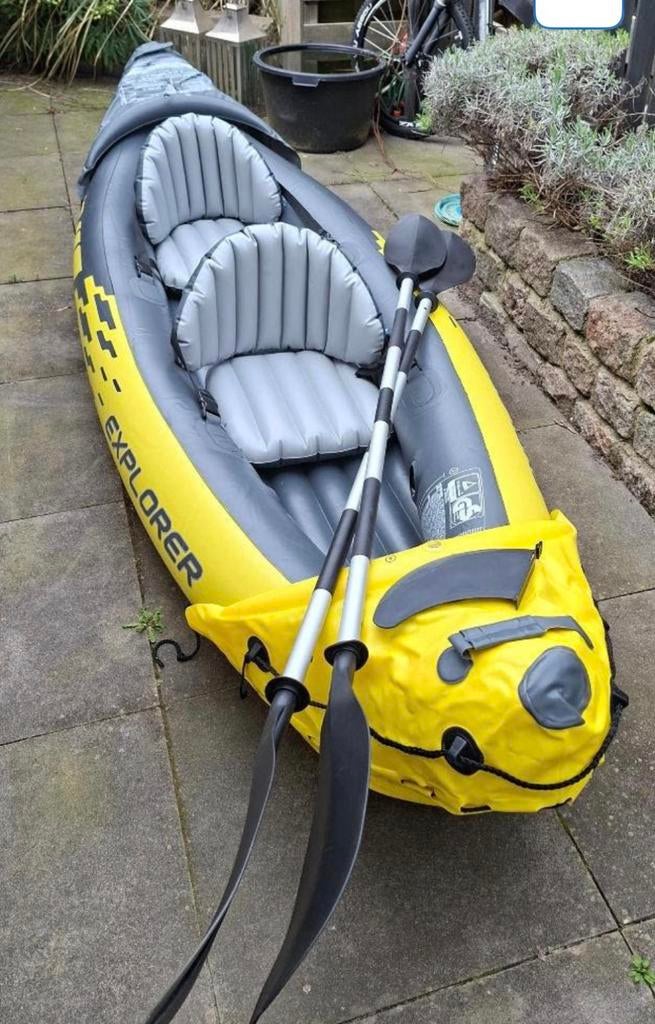 Kajak intex, Watersport en Boten, Kano's, Ophalen, Kajak, Twee personen, Gebruikt