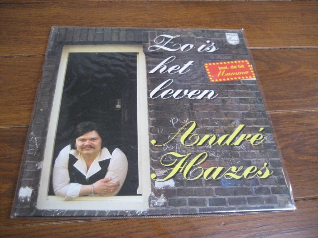 Andre hazes lp zo is het leven, Ophalen of Verzenden, Zo goed als nieuw, 12 inch, Levenslied of Smartlap
