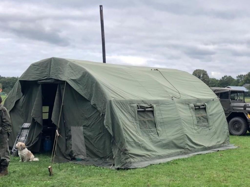 KL Boogtent met aluminium frame, Verzamelen, Militaria | Algemeen, Ophalen, Landmacht, Nederland, Overige typen