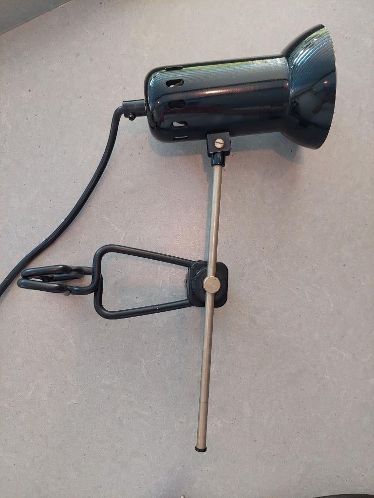 Vintage klemlamp, Ophalen, Gebruikt, Vintage, Metaal