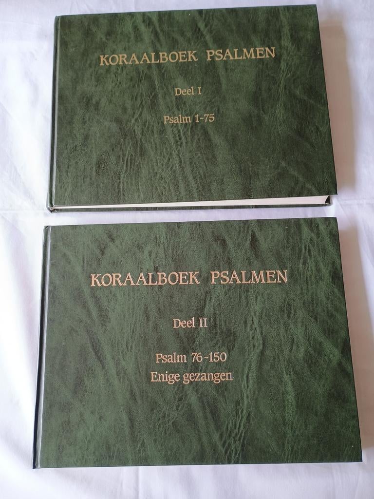 Koraalboek Psalmen Deel 1 en 2, Ophalen of Verzenden, Gebruikt, Overige soorten, Religie en Gospel