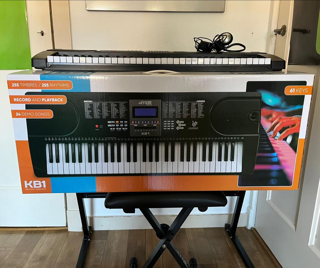 Max KB1 keyboard, Met standaard, Ophalen, Overige merken, 61 toetsen